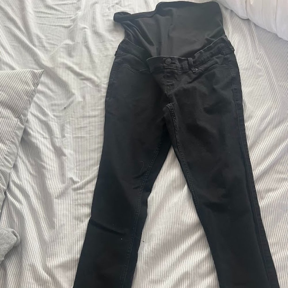 Black Abercrombie Maternity Jeans